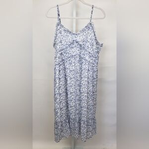 $5 Sale NoBo No Boundaries Blue and White Floral Dress Size XXXL